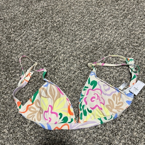 NWT! GAP Spring Multifloral Bralette Bikini Top - Size XL💎 - Picture 5 of 6